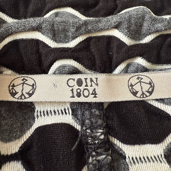 Coin 1804 Geometric Print Maxi Skirt Size M | Soft Stretch Knit Long Skirt - Picture 2 of 8